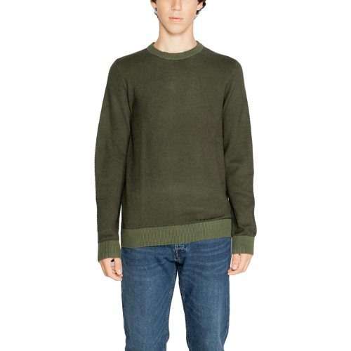 Υφασμάτινα Άνδρας Πουλόβερ Jack & Jones Jjeglobe Knit Crew Neck Noos 12258139 Green