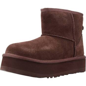 Παπούτσια Κορίτσι Μπότες UGG CLASSIC MINI PLATFORM Brown