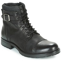 Παπούτσια Άνδρας Μπότες Jack & Jones ALBANY LEATHER Black