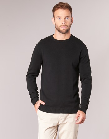 Υφασμάτινα Άνδρας Πουλόβερ Jack & Jones JJEBASIC Black