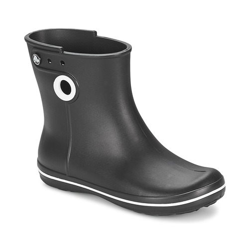 Cipők Női Gumicsizmák Crocs JAUNT SHORTY BOOT W-BLACK Fekete 