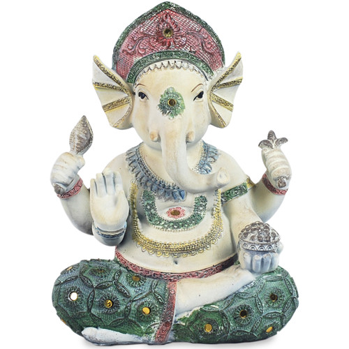 Otthon Szobrok / figurák Signes Grimalt Ganesh Figura Zöld