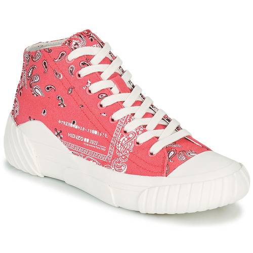 Cipők Női Magas szárú edzőcipők Kenzo TIGER CREST HIGH TOP SNEAKERS Rózsaszín