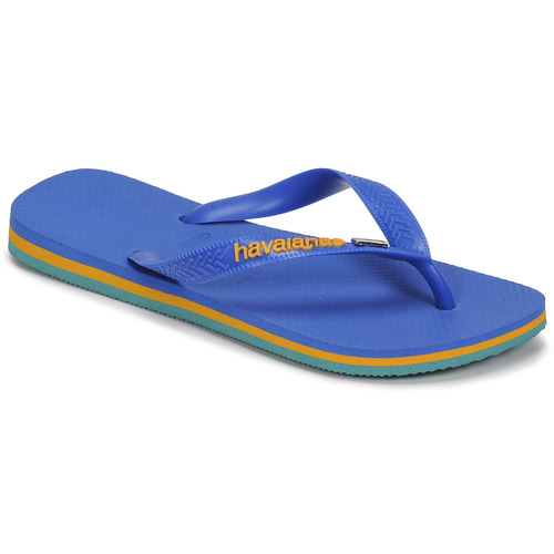 Cipők Lábujjközös papucsok Havaianas BRASIL LAYERS Kék