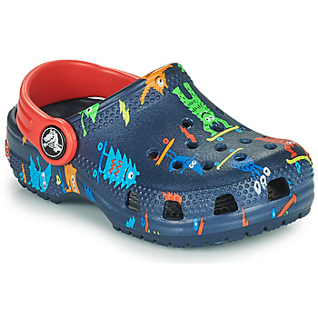 Cipők Fiú Klumpák Crocs CLASSIC EASY ICON CLOG T Tengerész