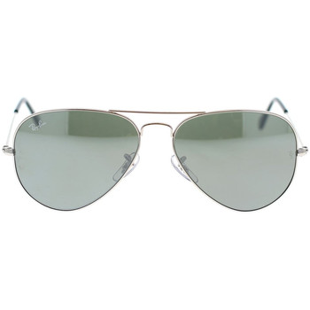 Órák & Ékszerek Napszemüvegek Ray-ban Occhiali da Sole  Aviator RB3025 W3277 Ezüst