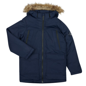 Ruhák Fiú Parka kabátok Jack & Jones JJECRAFT PARKA Kék