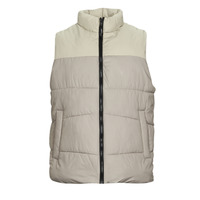 Ruhák Férfi Steppelt kabátok Jack & Jones JJCHILI BODYWARMER Bézs