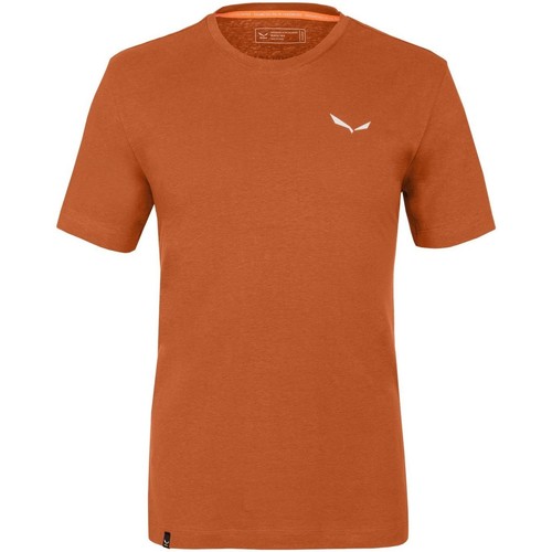 Ruhák Férfi Pólók / Galléros Pólók Salewa Pure Dolomites Hemp Men's T-Shirt 28329-4170 Narancssárga