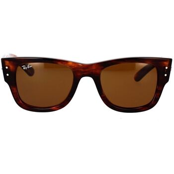 Órák & Ékszerek Napszemüvegek Ray-ban Occhiali da Sole  Mega Wayfarer RB0840S 954/33 Barna