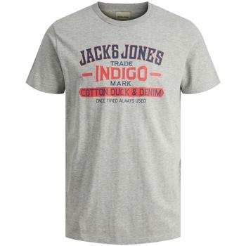 Ruhák Fiú Rövid ujjú pólók Jack & Jones  Szürke