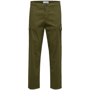 Ruhák Férfi Nadrágok Selected Noos Slim Tapered Wick Cargo Pants - Winter Moss Zöld