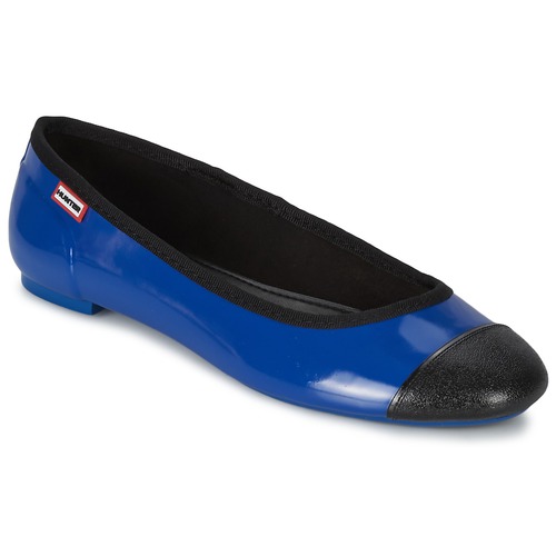 Cipők Női Balerina cipők
 Hunter ORIGINAL BALLET FLAT Kobalt