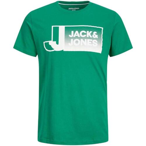 Ruhák Fiú Rövid ujjú pólók Jack & Jones  Zöld