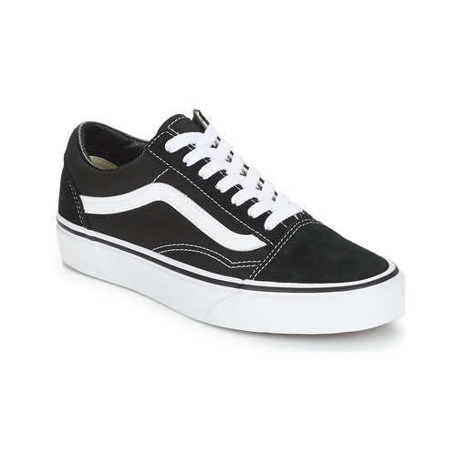 Cipők Rövid szárú edzőcipők Vans OLD SKOOL Fekete  / Fehér