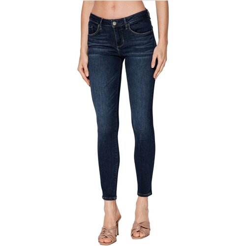 Ruhák Női Skinny farmerek Guess W2YA99 D4Q03 Kék