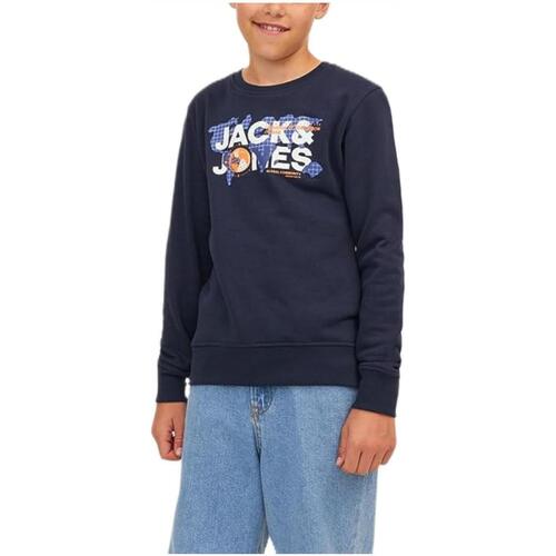 Ruhák Fiú Pulóverek Jack & Jones  Kék