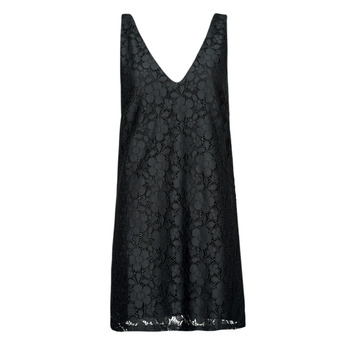 Ruhák Női Rövid ruhák Desigual VEST_LACE Fekete 