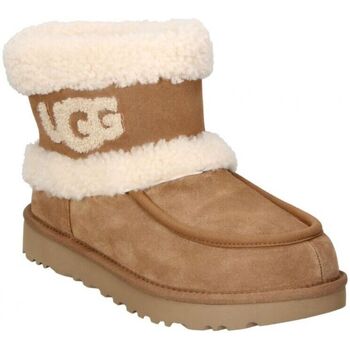 Cipők Női Bokacsizmák UGG ULTRA MINI  FLUFF Barna