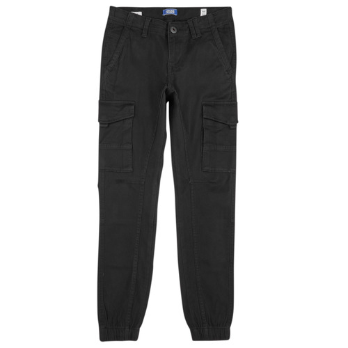 Ruhák Fiú Oldalzsebes nadrágok Jack & Jones JPSTPAUL JJFLAKE AKM 542 NOOS JNR Fekete 