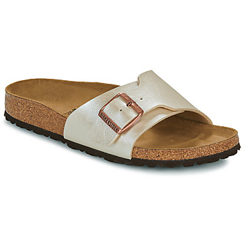 Cipők Női Papucsok Birkenstock Catalina BF Graceful Pearl White Bézs