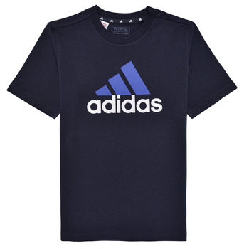 Ruhák Fiú Rövid ujjú pólók Adidas Sportswear Essentials Two-Color Big Logo Cotton T-Shirt Tengerész