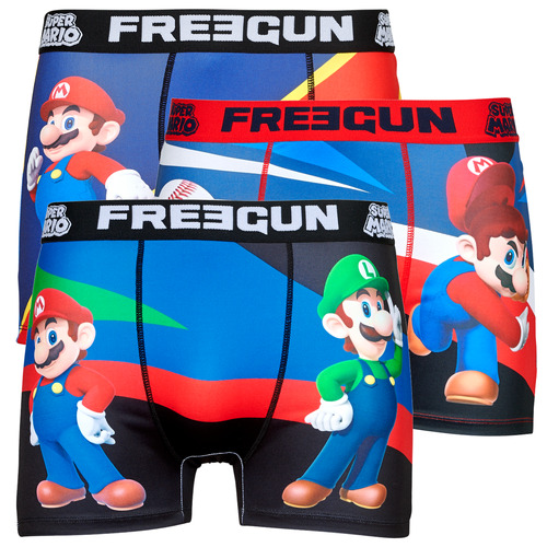 Fehérnemű Férfi Boxerek Freegun BOXERS X3 Kék / Piros / Citromsárga