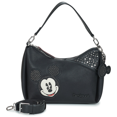 Táskák Női Válltáskák Desigual BAG MICKEY STUDSTYLE BLACK MAYARI MAXI Fekete 