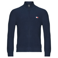 Ruhák Férfi Mellények / Kardigánok Tommy Jeans TJM SLIM XS BADGE ZIP THRU Tengerész