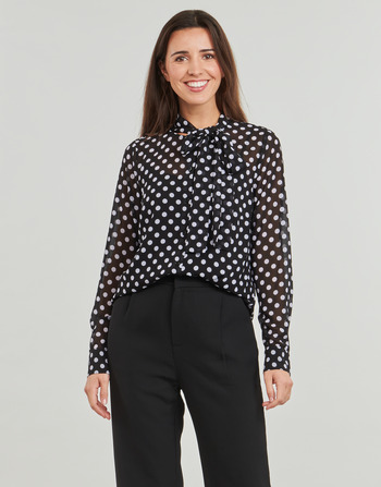 MICHAEL Michael Kors PARISIAN DOT BOW BLOUSE