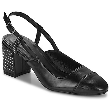 Cipők Női Félcipők Ikks SLINGBACK TALON Fekete 