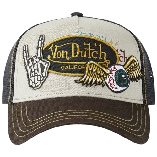 Textil kiegészítők Férfi Baseball sapkák Von Dutch CASQUETTES TRUCKER Bézs