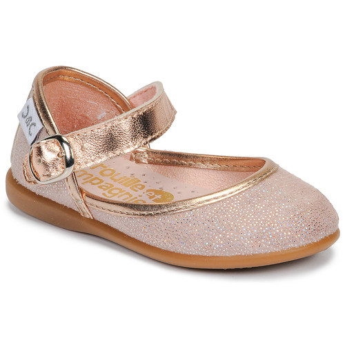 Scarpe Bambina Ballerine Citrouille et Compagnie JARITO Rosa / Bronzo