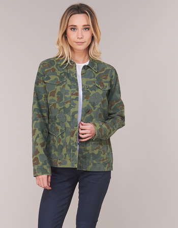 Abbigliamento Donna Giubbotti G-Star Raw ROVIC AO FIELD OVERSHIRT Verde