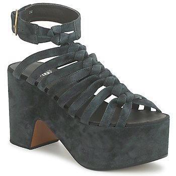 Scarpe Donna Sandali Michel Perry 12676 Nero