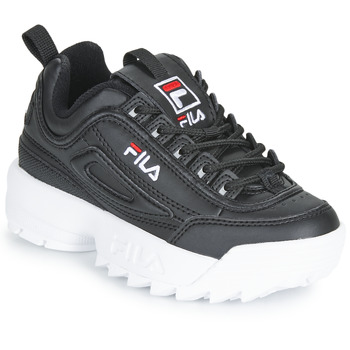 Scarpe Unisex bambino Sneakers basse Fila DISRUPTOR KIDS Nero