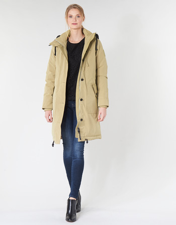 Abbigliamento Donna Parka G-Star Raw NEW DUTY PDD HDD PARKA WMN Beige