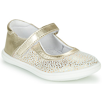 Scarpe Bambina Ballerine GBB PLACIDA Bianco / Oro