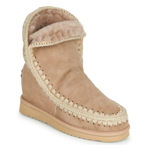 Scarpe Donna Stivaletti Mou ESKIMO INNER WEDGE SHORT Beige