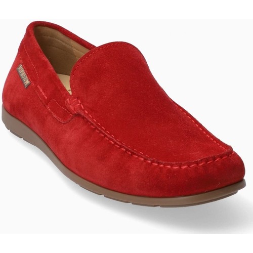 Scarpe Uomo Mocassini Mephisto ALGORAS Rosso