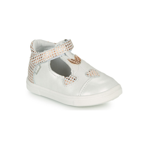 Scarpe Bambina Ballerine GBB EMILA Bianco / Rosa / Oro