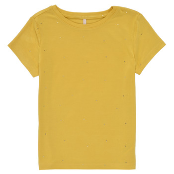 Abbigliamento Bambina T-shirt maniche corte Only KONMOULINS Giallo