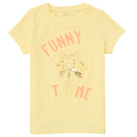 Abbigliamento Bambina T-shirt maniche corte Name it NMFFEFA Giallo