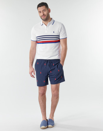 Polo Ralph Lauren MAILLOT SHORT DE BAIN IMPRIME BRODERIE PONY PLAYER CORDON DE SER