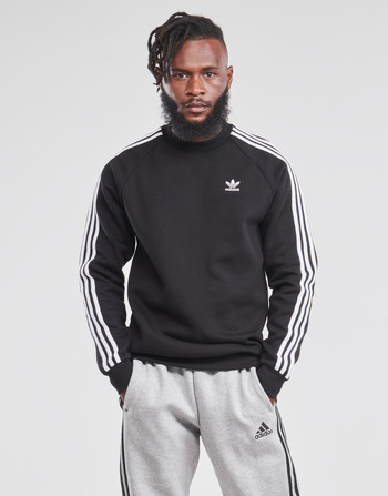 Abbigliamento Uomo Felpe adidas Originals 3-STRIPES CREW Nero