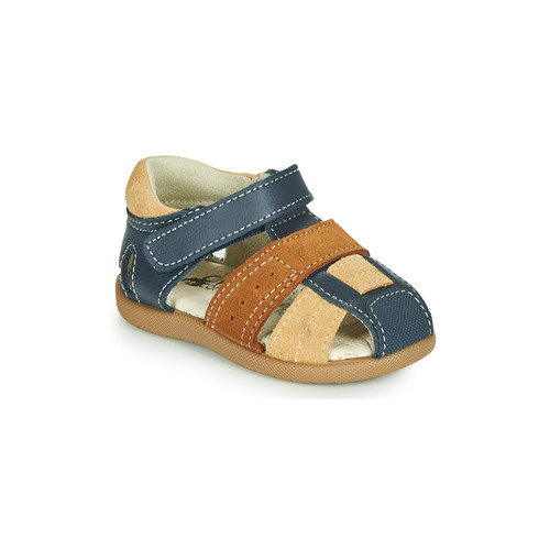 Scarpe Bambino Sandali Citrouille et Compagnie OLOSS Blu / Marrone