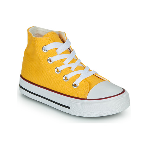 Scarpe Unisex bambino Sneakers alte Citrouille et Compagnie OUTIL Giallo