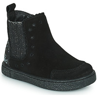 Scarpe Bambina Stivaletti Mod'8 BLANOU Nero / Glitter