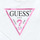 Abbigliamento Bambina T-shirts a maniche lunghe Guess THOUSA Bianco