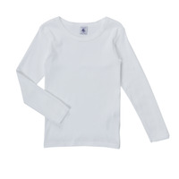 Abbigliamento Bambina T-shirts a maniche lunghe Petit Bateau FATRE Bianco